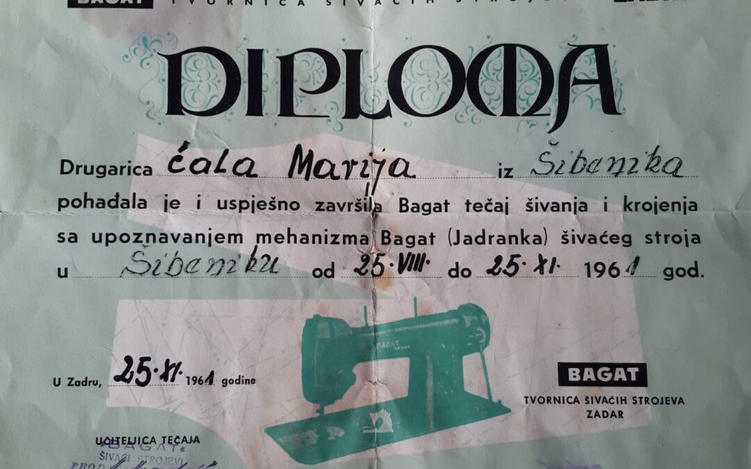 AUDIO Šibenske uspomene: ‘Na moju sriću moju mater nije dugo držala želja za šivanjem i krojenjem’