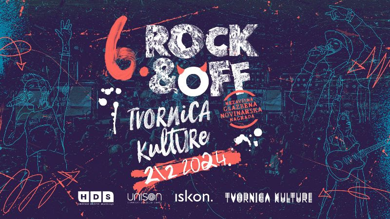 Objavljene nominacije za šestu nezavisnu glazbenu novinarsku nagradu Rock&Off!