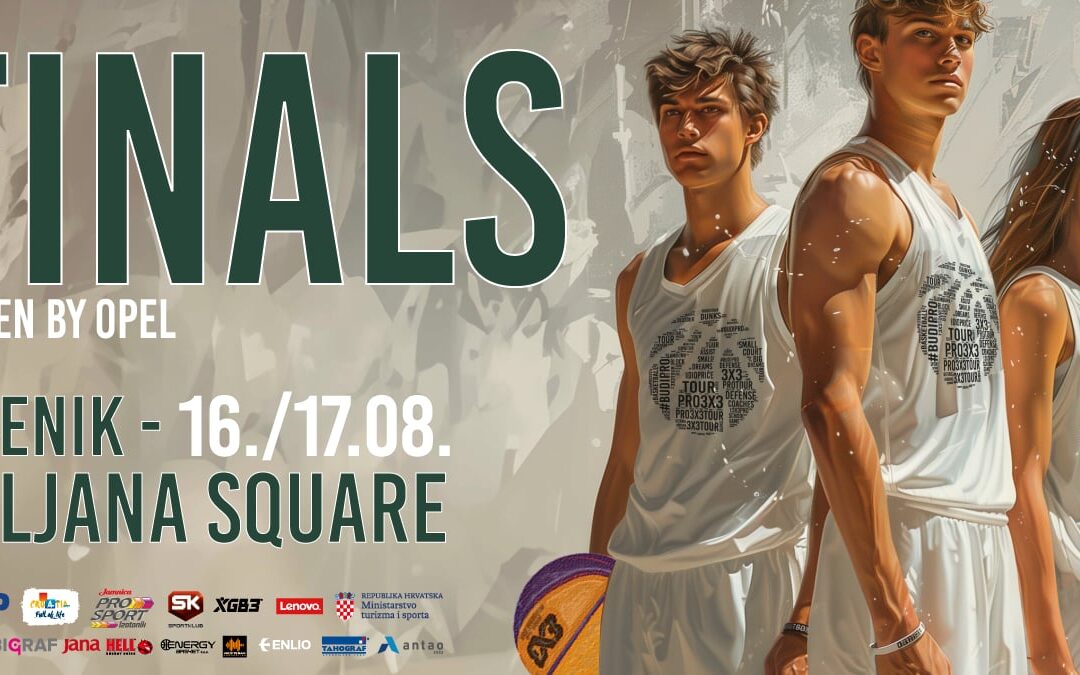 Spektakularno veliko finale PRO 3×3 Tour 2024. driven by Opel na Poljani u Šibeniku