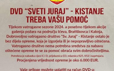 Pomozite DVD-u Kistanje u obnovi opreme