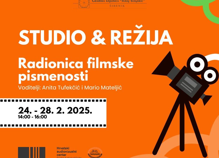 Otvorene prijave za radionice u sklopu projekta Studio i režija